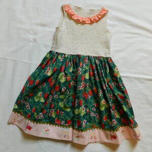 Matilda Jane Platinum Strawberry Dress size 6